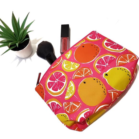 Clinique | Bright and Cherry Citrus Makeup Bag - Picture 1 of 7